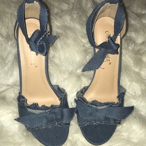 DENIM HEELS